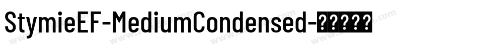 StymieEF-MediumCondensed字体转换