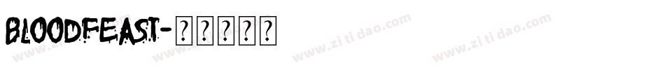 Bloodfeast字体转换