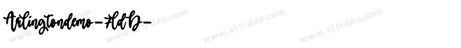 Arlingtondemo-7ldD字体转换