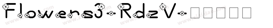 Flowers3-RdzV字体转换