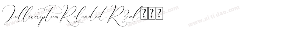 JulliscriptumReloaded-R3al字体转换