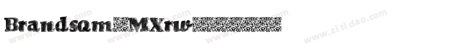 Brandsom-MXrw字体转换