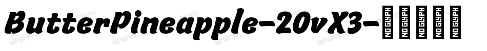 ButterPineapple-2OvX3字体转换