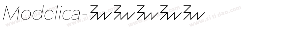 Modelica字体转换