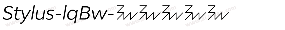 Stylus-lqBw字体转换