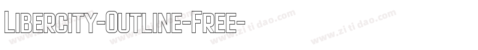 Libercity-Outline-Free字体转换
