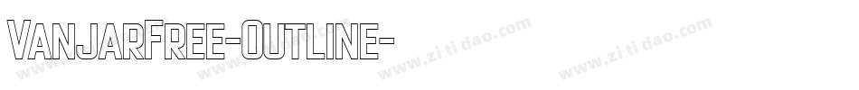 VanjarFree-Outline字体转换