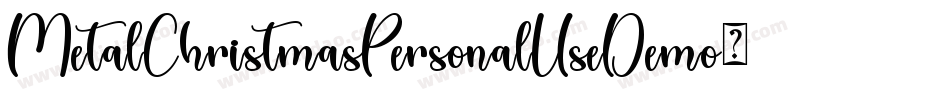 MetalChristmasPersonalUseDemo-4p8x字体转换