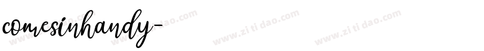 comesinhandy字体转换