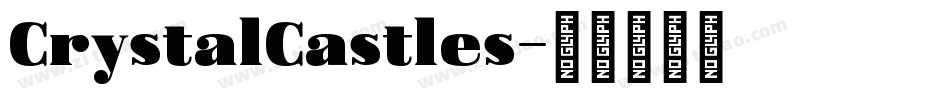 CrystalCastles字体转换
