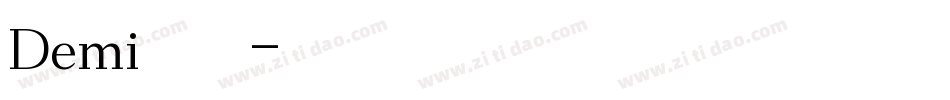 Demi生成器字体转换