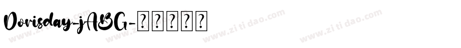Dorisday-jABG字体转换