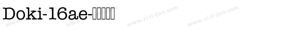 Doki-16ae字体转换