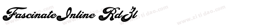 FascinateInline-RdZl字体转换