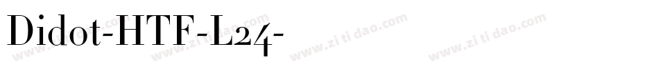 Didot-HTF-L24字体转换