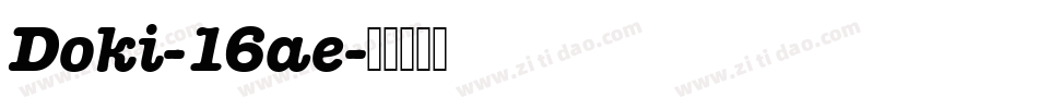 Doki-16ae字体转换