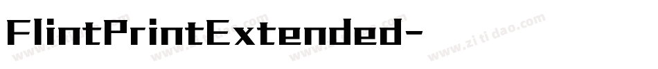 FlintPrintExtended字体转换