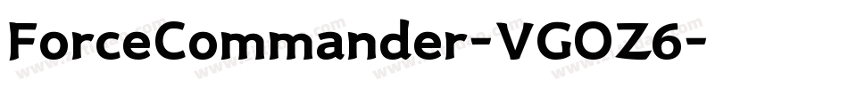 ForceCommander-VGOZ6字体转换