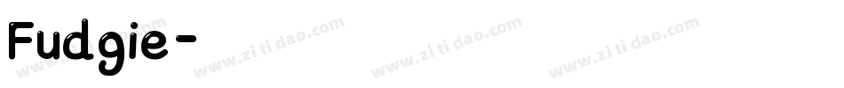 Fudgie字体转换