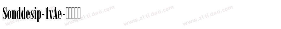 Sonddesip-1vAe字体转换