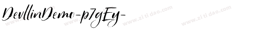 DevllinDemo-p7gEy字体转换