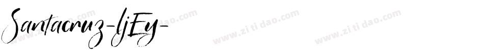 Santacruz-ljEy字体转换