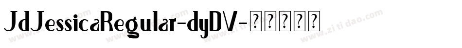 JdJessicaRegular-dyDV字体转换