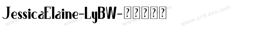 JessicaElaine-LyBW字体转换