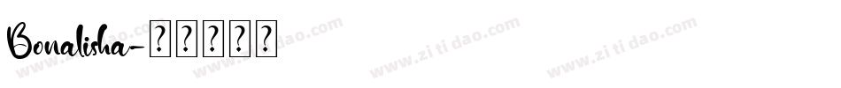 Bonalisha字体转换