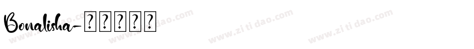 Bonalisha字体转换