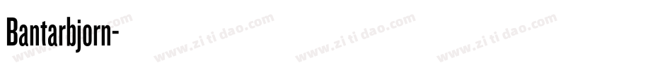Bantarbjorn字体转换