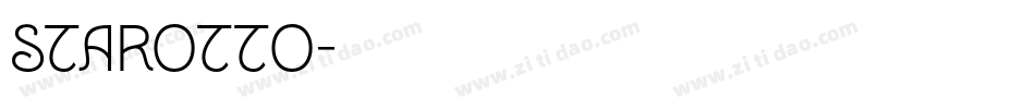 Starotto字体转换