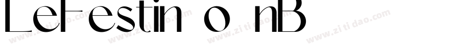 LeFestin-o7nB字体转换