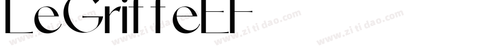 LeGriffeEF字体转换