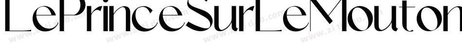 LePrinceSurLeMouton-672Y字体转换