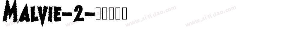 Malvie-2字体转换