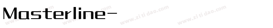 Masterline字体转换
