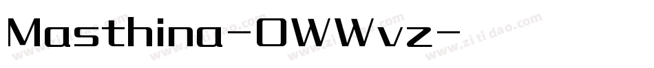 Masthina-0WWvz字体转换