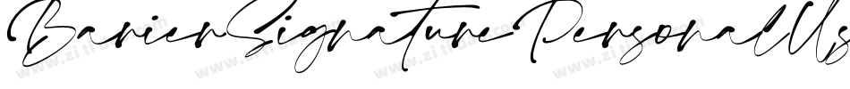 BarierSignaturePersonalUse-vmRzL字体转换