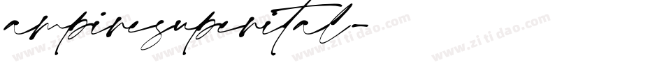 ampiresuperital字体转换