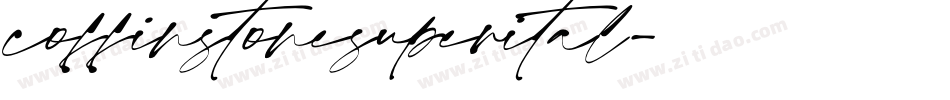 coffinstonesuperital字体转换
