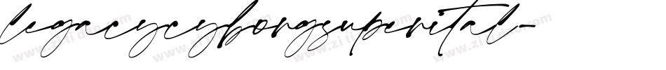 legacycyborgsuperital字体转换