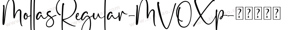 MollasRegular-MVOXp字体转换