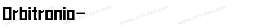 Orbitronio字体转换