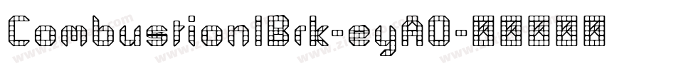 CombustionIBrk-eyAO字体转换