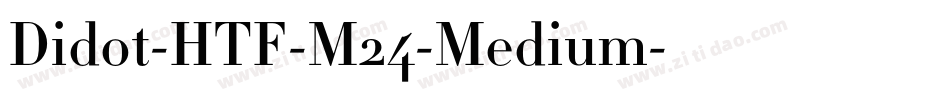 Didot-HTF-M24-Medium字体转换