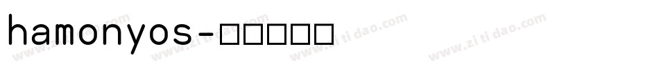 hamonyos字体转换