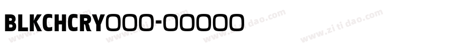 BLKCHCRY转换器字体转换