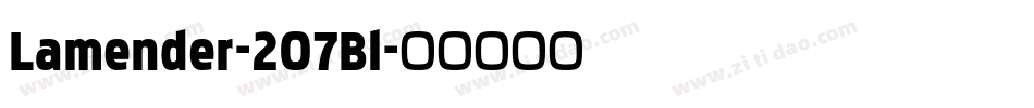Lamender-2O7Bl字体转换