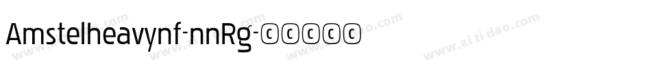 Amstelheavynf-nnRg字体转换